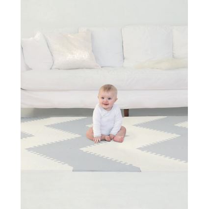 Skip Hop - Foam palapeli 72kpl harmaa/beige