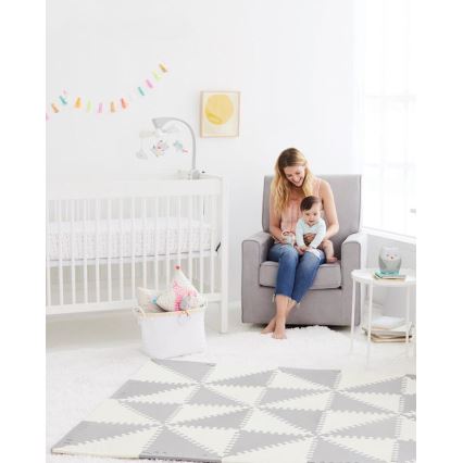 Skip Hop - Foam palapeli 72kpl harmaa/beige