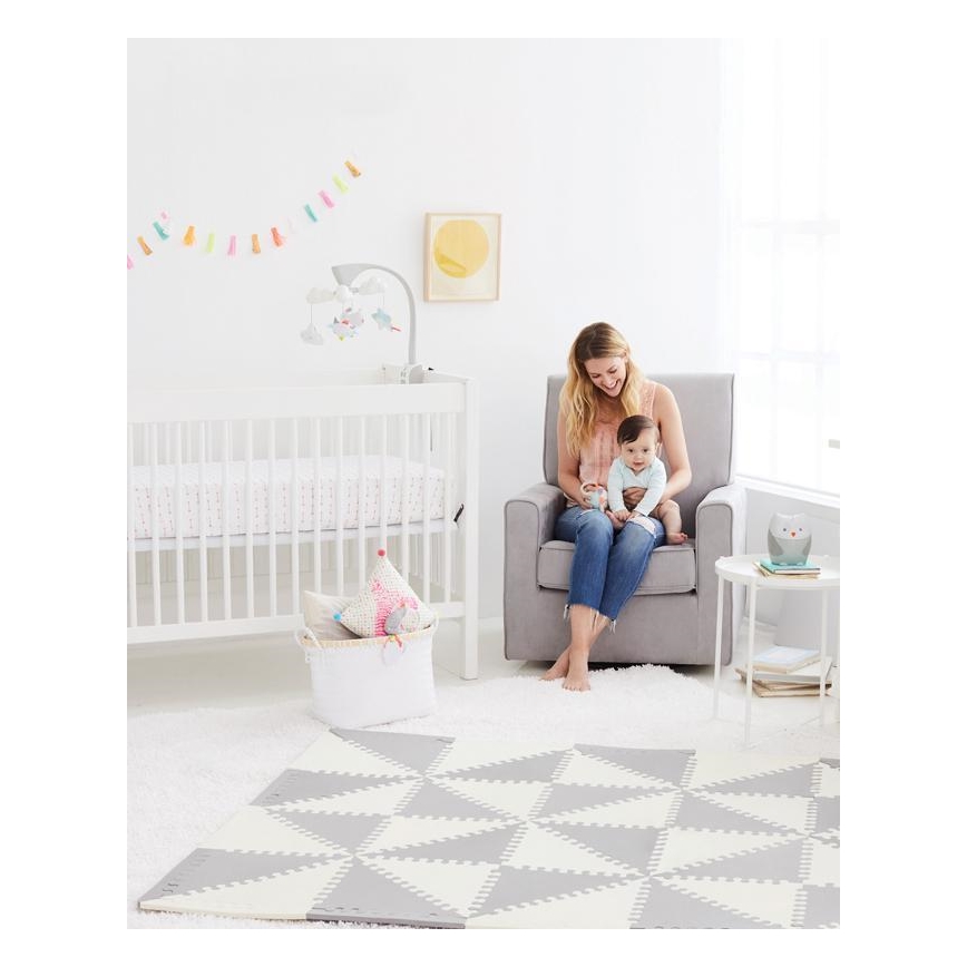 Skip Hop - Foam palapeli 72kpl harmaa/beige
