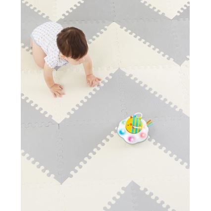 Skip Hop - Foam palapeli 72kpl harmaa/beige