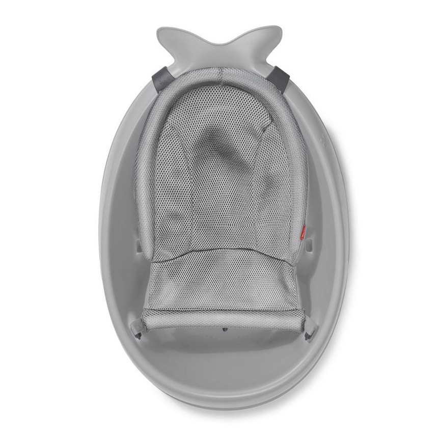 Skip Hop - Lasten kylpyamme ergonomisella MOBY 3 -alustalla harmaa