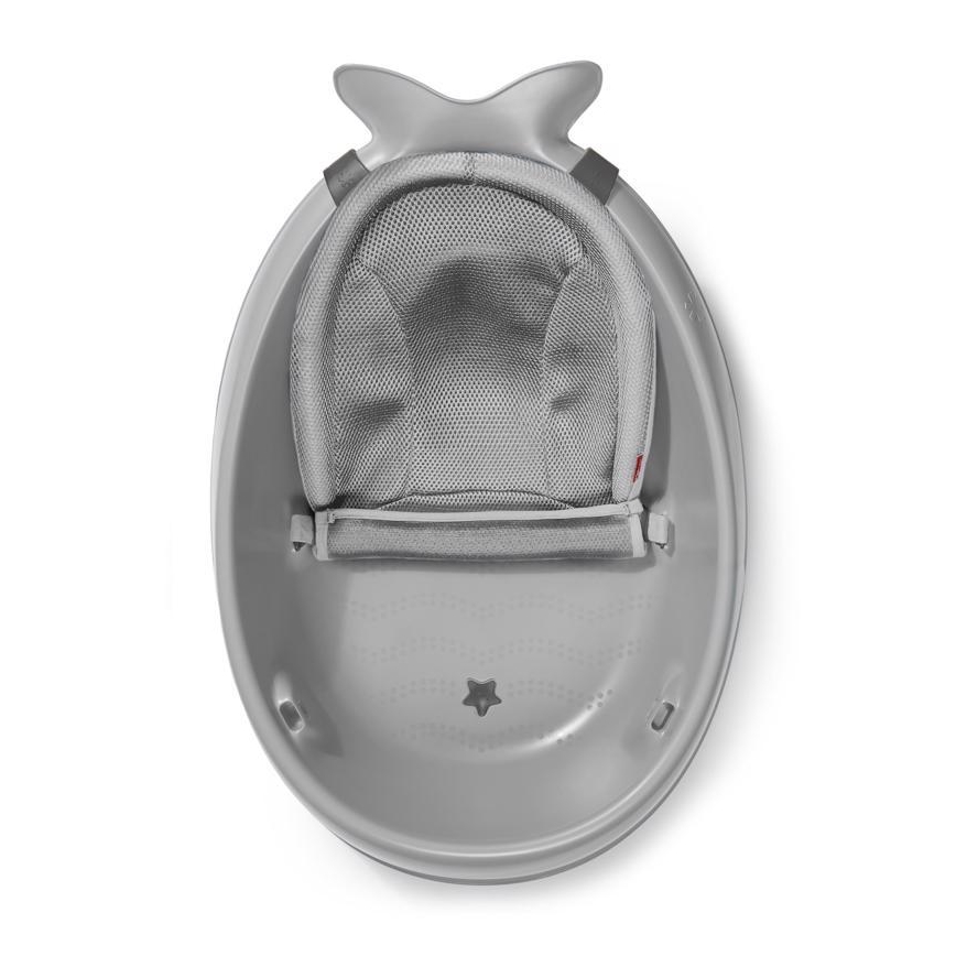 Skip Hop - Lasten kylpyamme ergonomisella MOBY 3 -alustalla harmaa