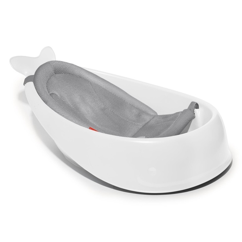 Skip Hop - Lasten kylpyamme ergonomisella MOBY 3 -alustalla valkoinen