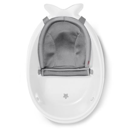 Skip Hop - Lasten kylpyamme ergonomisella MOBY 3 -alustalla valkoinen