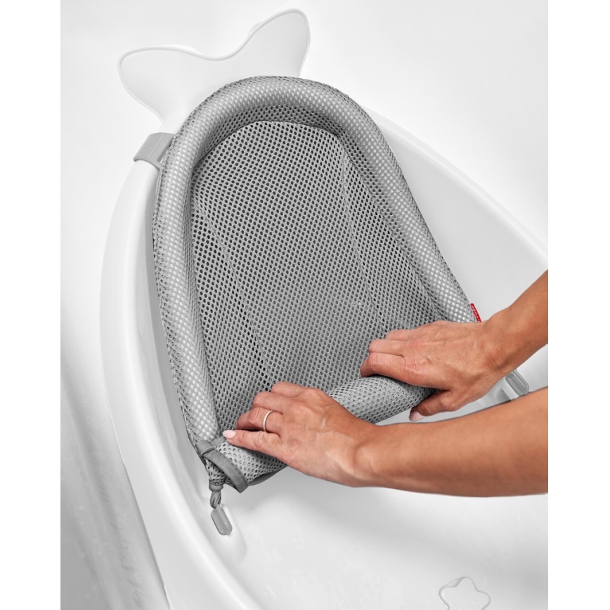 Skip Hop - Lasten kylpyamme ergonomisella MOBY 3 -alustalla valkoinen
