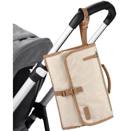 Skip Hop - Matkustus hoitoalusta ja -laukku 2in1 PRONTO beige