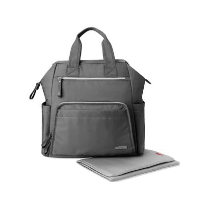 Skip Hop - Reppu vaihtotarvikkeille rattaita varten MAINFRAME Charcoal