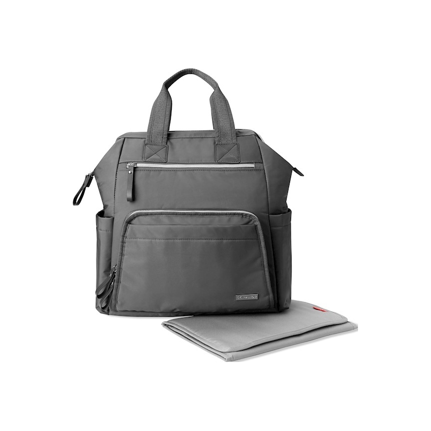 Skip Hop - Reppu vaihtotarvikkeille rattaita varten MAINFRAME Charcoal