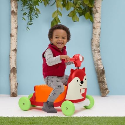 Skip Hop - Työntöpyörä 3in1 ZOO kettu 3xAAA