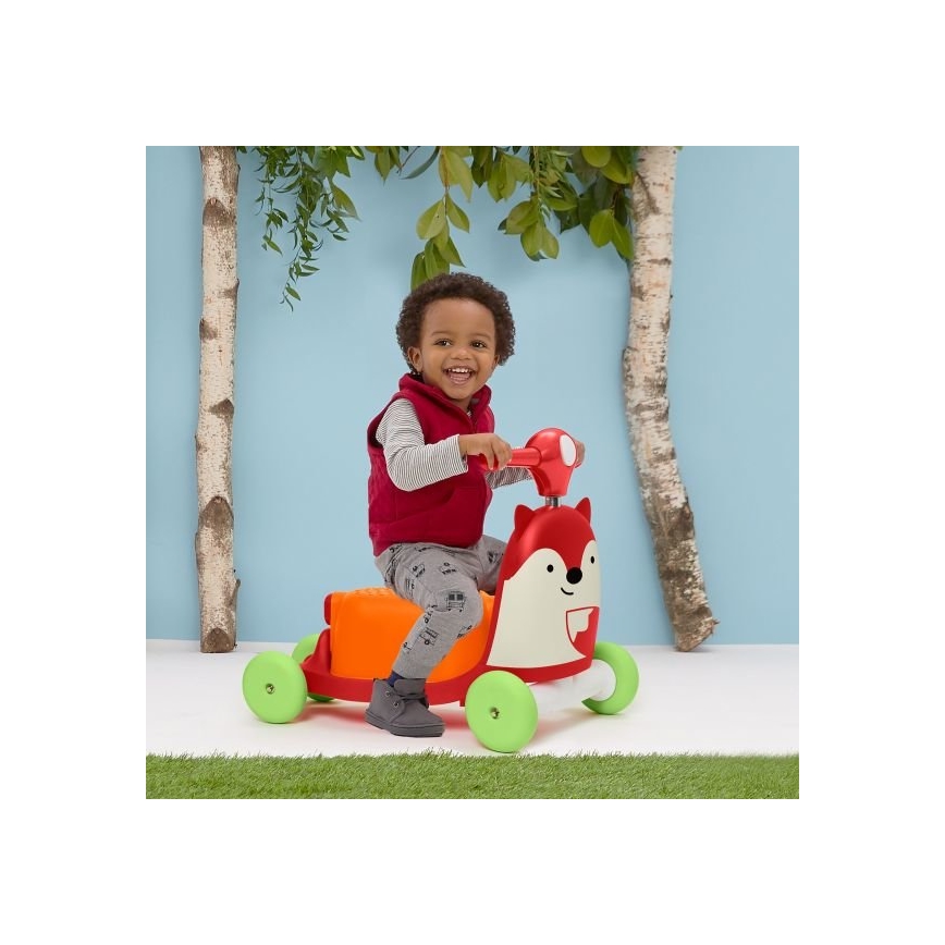 Skip Hop - Työntöpyörä 3in1 ZOO kettu 3xAAA