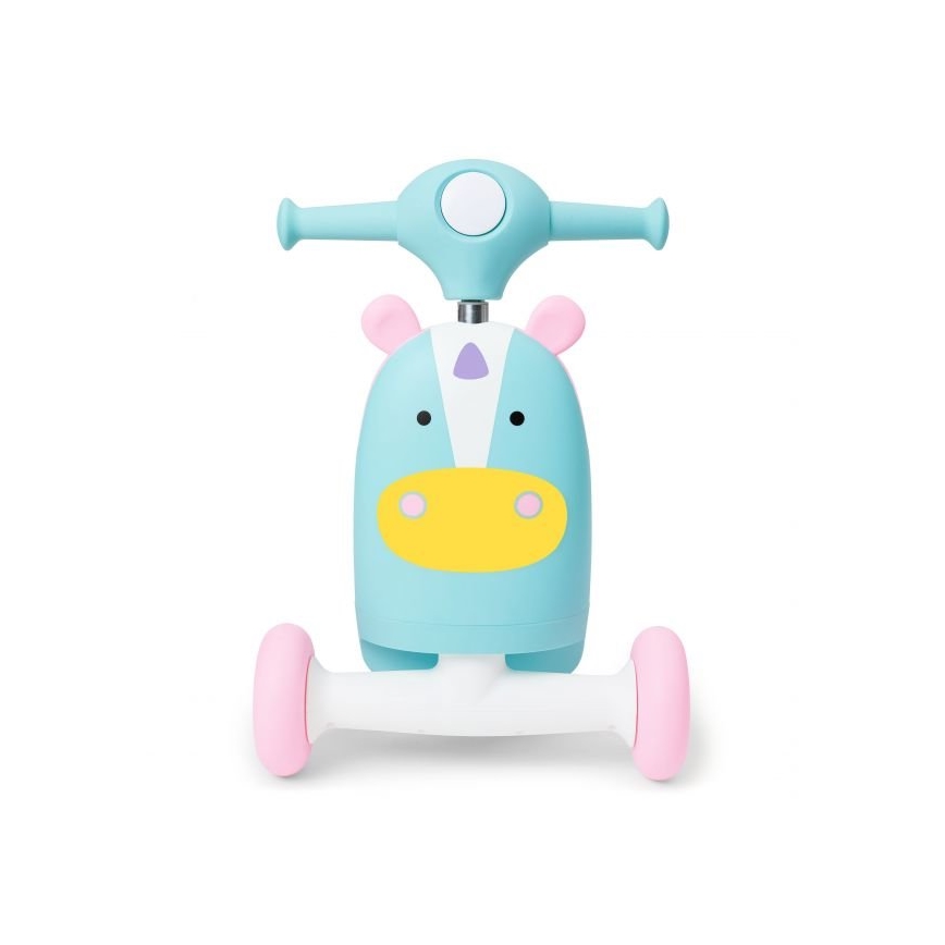 Skip Hop - Työntöpyörä 3in1 ZOO yksisarvinen 3xAAA
