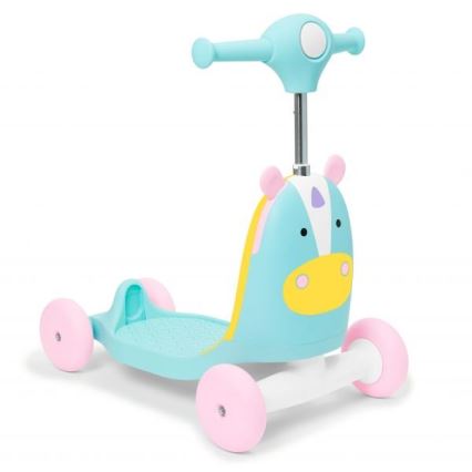 Skip Hop - Työntöpyörä 3in1 ZOO yksisarvinen 3xAAA