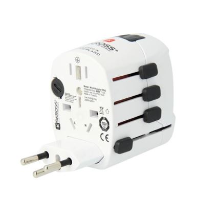 SKROSS - Universaali matka-adapteri 6,3A