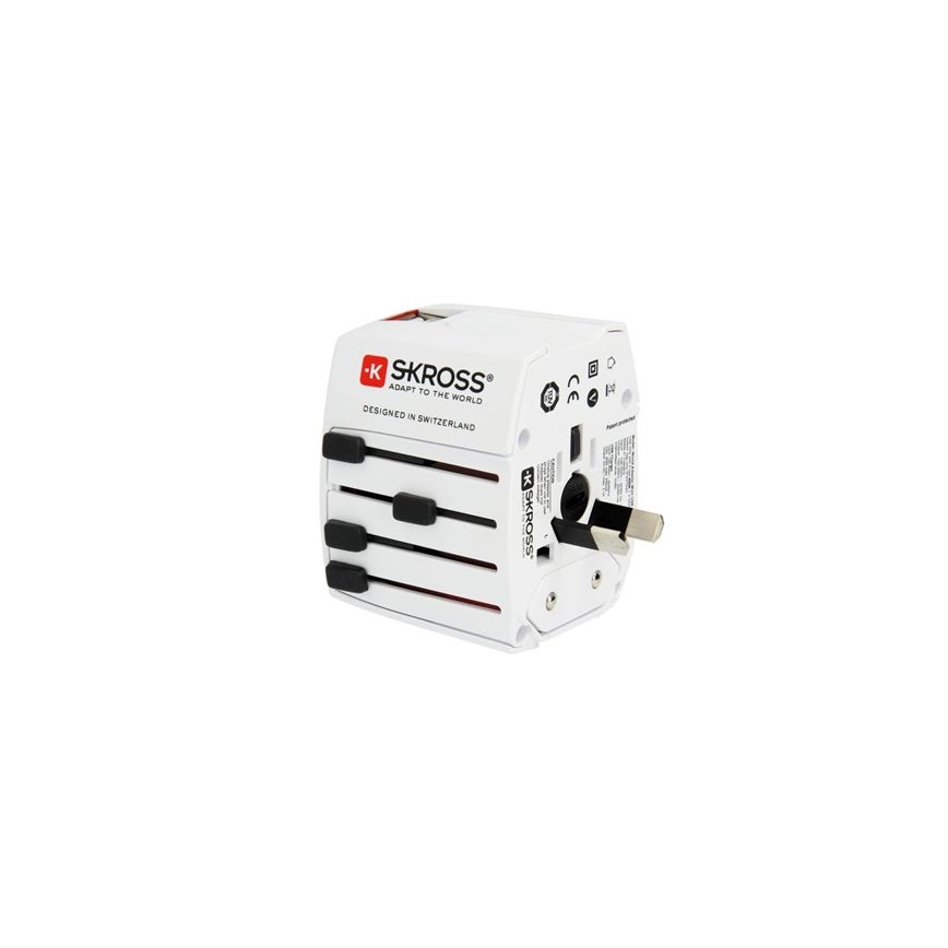 MUV-matkasovitin AC-USB, USB A+C, 15W