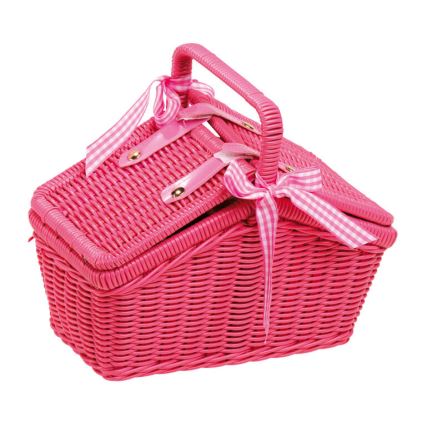 Small Foot - Picnic kori astiasto pinkki