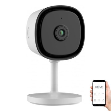 Smart sisätila kamera anturilla Full HD 1080p 5V Wi-Fi valkoinen