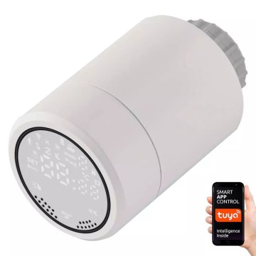 Smart termostaatinpää LCD-näytöllä GoSmart M30x1,5 2xAA/1,5V Tuya