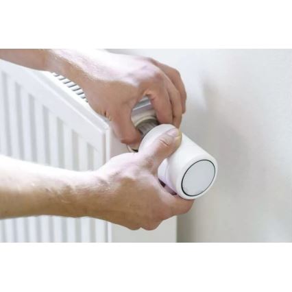 Smart termostaatinpää LCD-näytöllä GoSmart M30x1,5 2xAA/1,5V Tuya