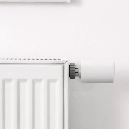 Smart termostaatinpää LCD-näytöllä GoSmart M30x1,5 2xAA/1,5V Tuya