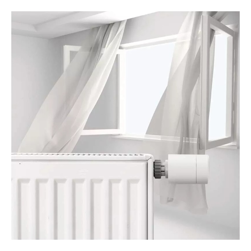 Smart termostaatinpää LCD-näytöllä GoSmart M30x1,5 2xAA/1,5V Tuya