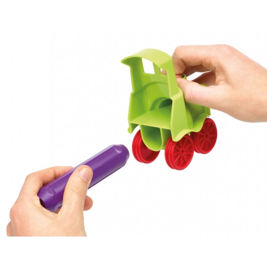 Smartmax - Magneettinen rakennussetti Ensimmäiseni juna 22 kpl