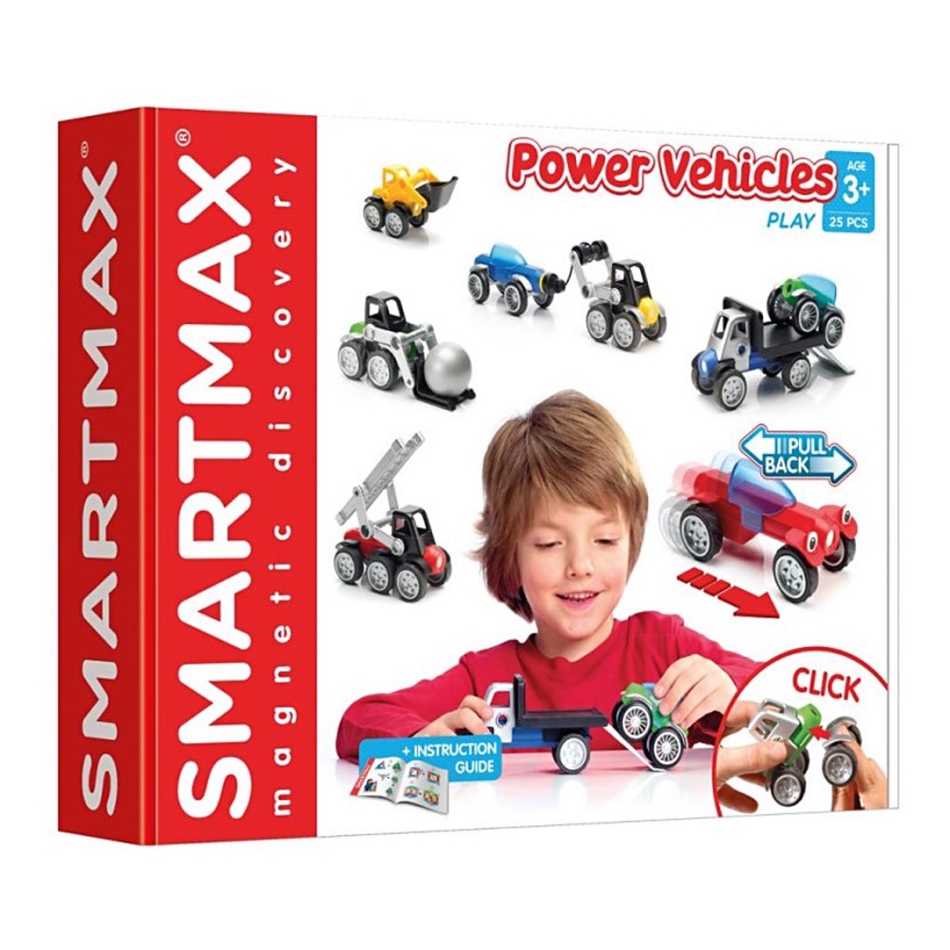Smartmax - Setti magneettiset autot 25 kpl