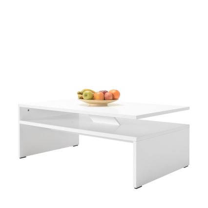 Sohvapöytä 42x110 cm valkoinen