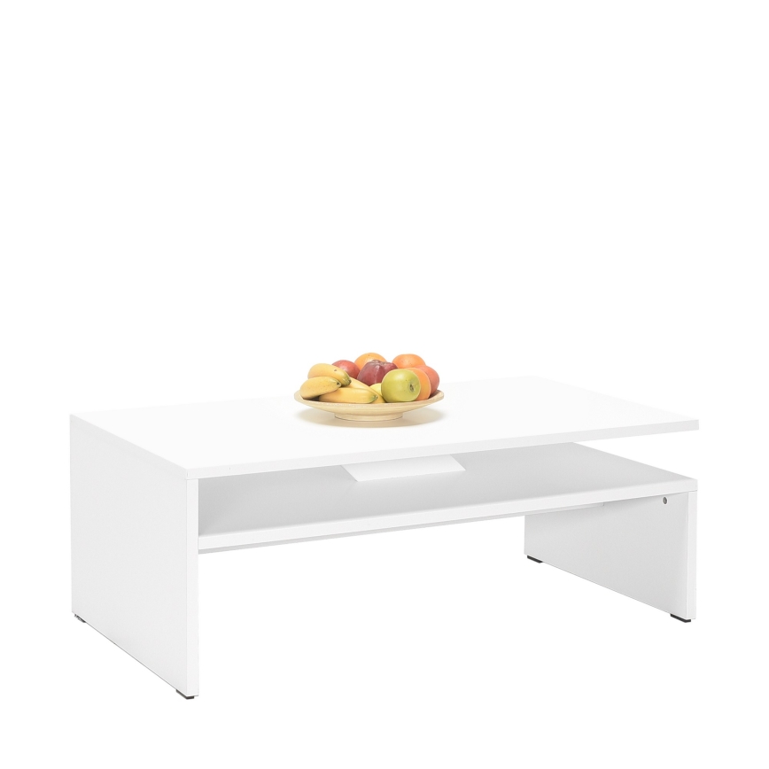 Sohvapöytä 42x110 cm valkoinen