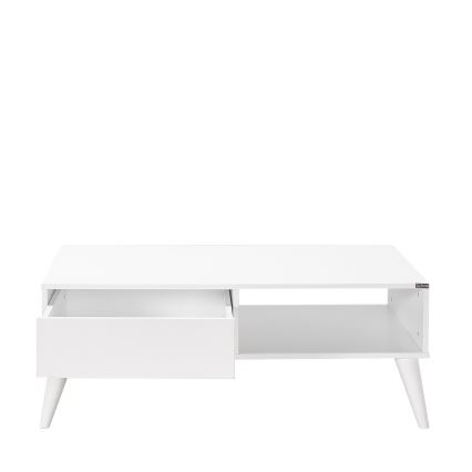 Sohvapöytä 42x110 cm valkoinen