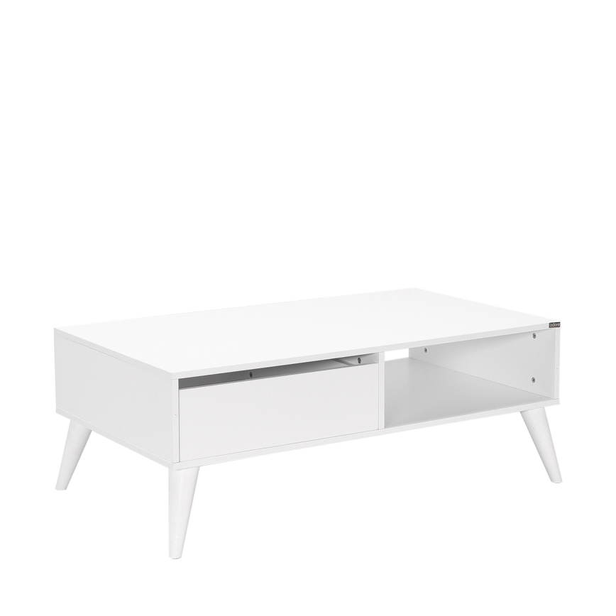 Sohvapöytä 42x110 cm valkoinen