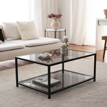 Sohvapöytä ASTROSEHPA 40x90 cm musta