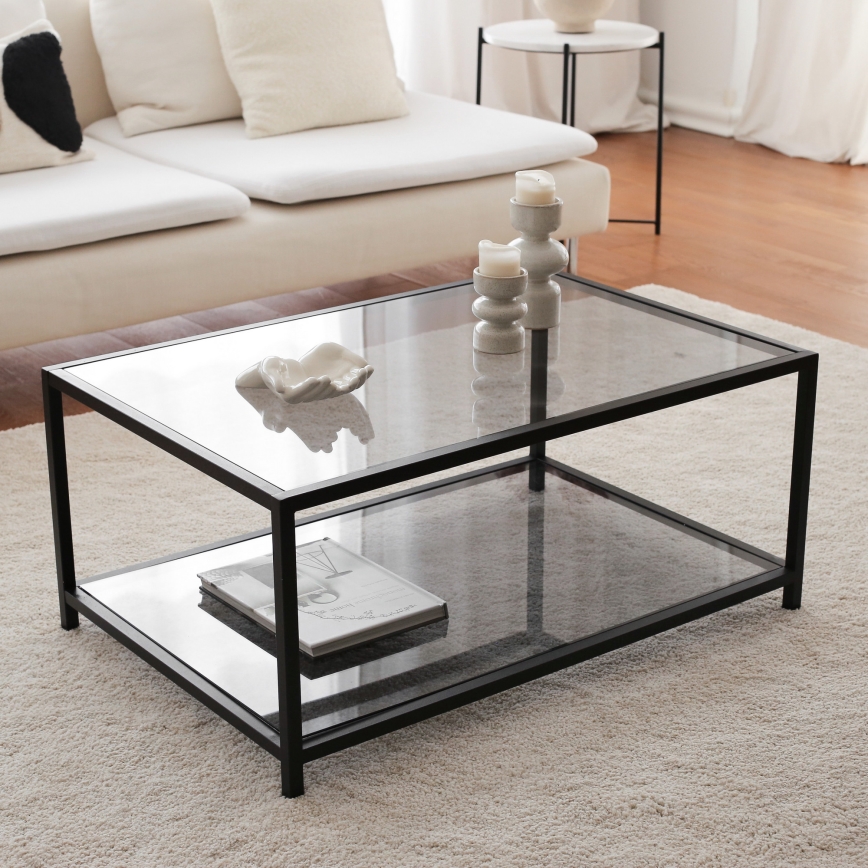 Sohvapöytä ASTROSEHPA 40x90 cm musta