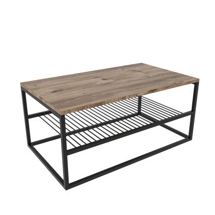 Sohvapöytä ASUDE 43x95 cm ruskea/musta
