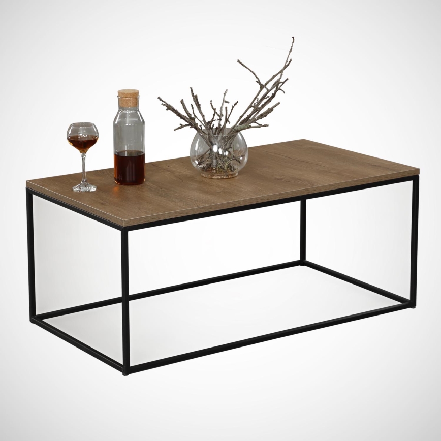 Sohvapöytä COSCO 43x95 cm ruskea/musta