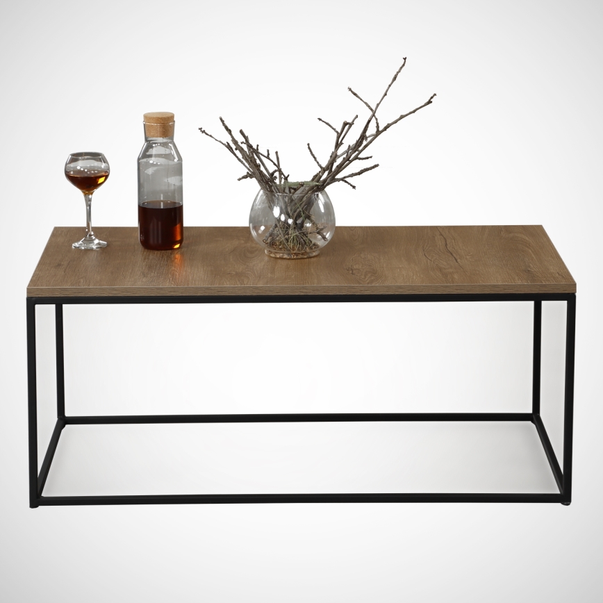 Sohvapöytä COSCO 43x95 cm ruskea/musta