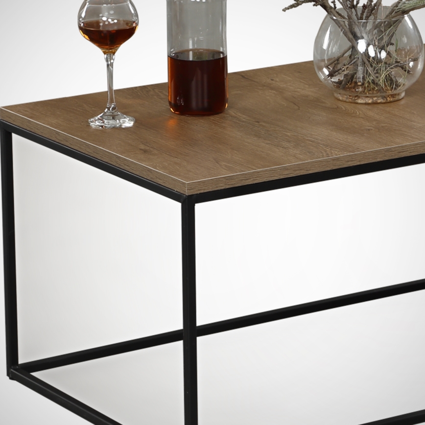Sohvapöytä COSCO 43x95 cm ruskea/musta