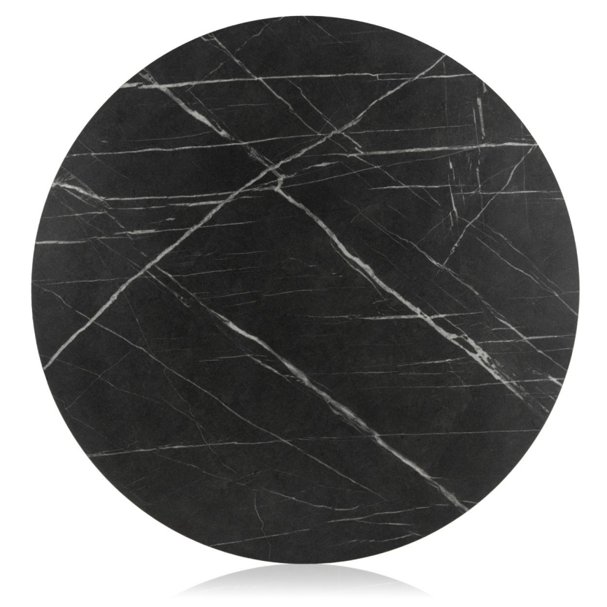 Sohvapöytä DIAMOND 40x70 cm musta/kulta
