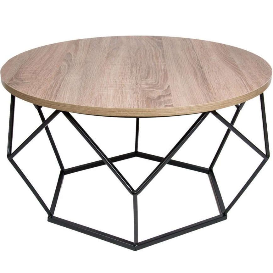 Sohvapöytä DIAMOND 40x70 cm musta/ruskea