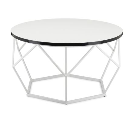 Sohvapöytä DIAMOND 40x70 cm musta/valkoinen