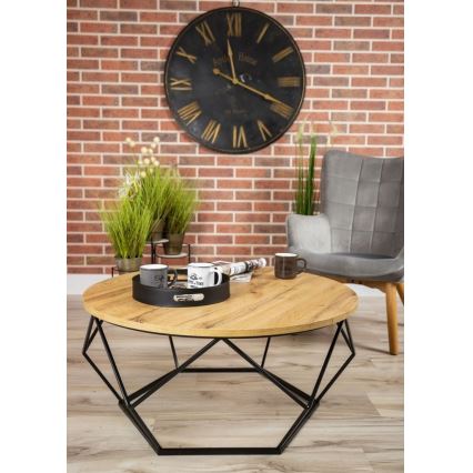Sohvapöytä DIAMOND 40x90 cm musta/ruskea
