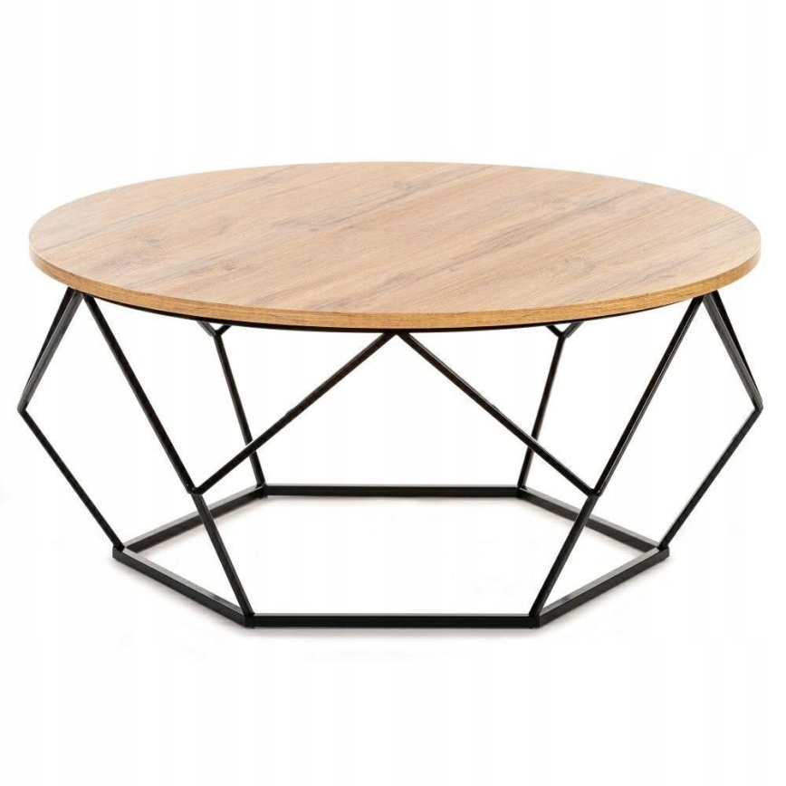 Sohvapöytä DIAMOND 40x90 cm musta/ruskea