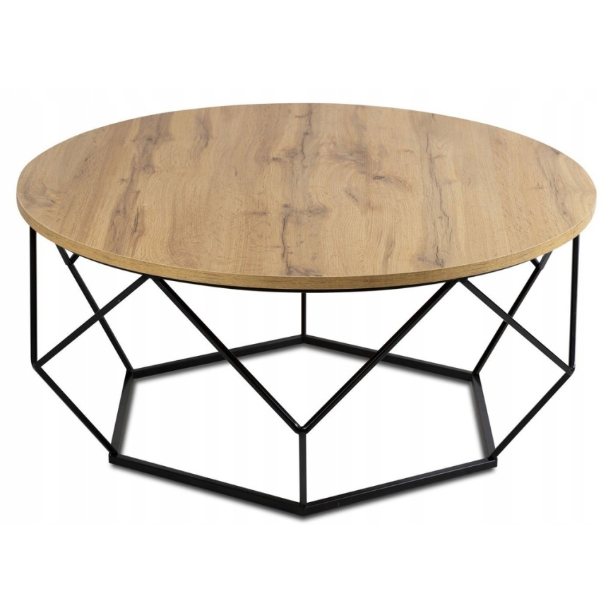 Sohvapöytä DIAMOND 40x90 cm musta/ruskea
