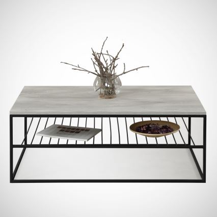 Sohvapöytä ETNA 43x95 cm harmaa