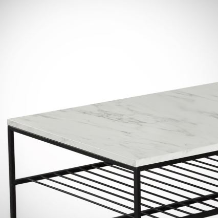 Sohvapöytä ETNA 43x95 cm harmaa/musta