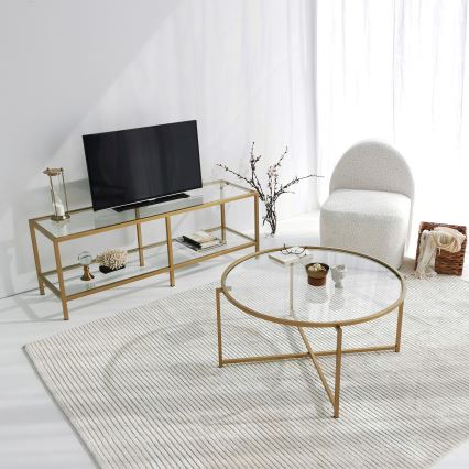 Sohvapöytä GOLD SUN 40x83 cm kulta