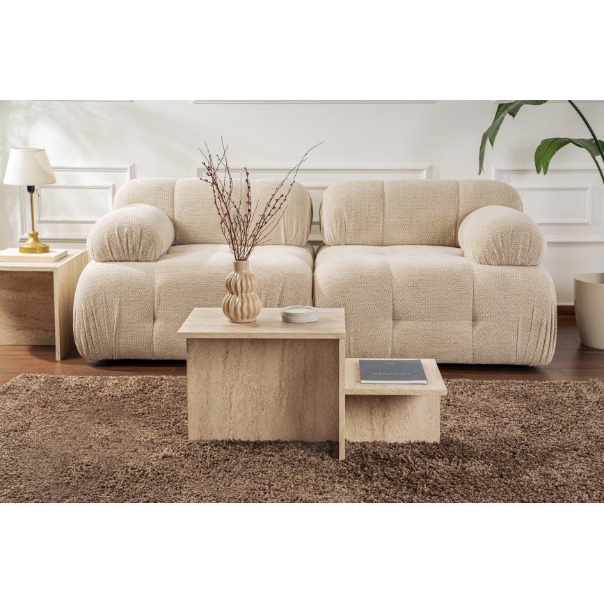 Sohvapöytä HARMONY 40x80 cm beige