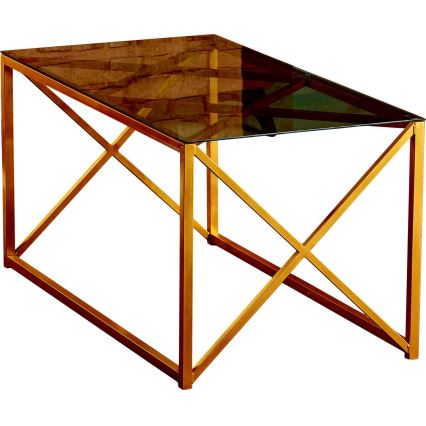 Sohvapöytä ILIOMAR 46,6x94 cm kulta/musta