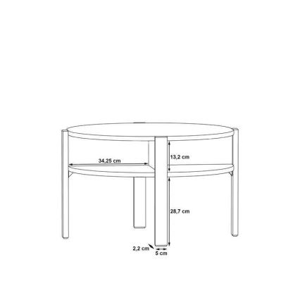 Sohvapöytä INAR ruskea