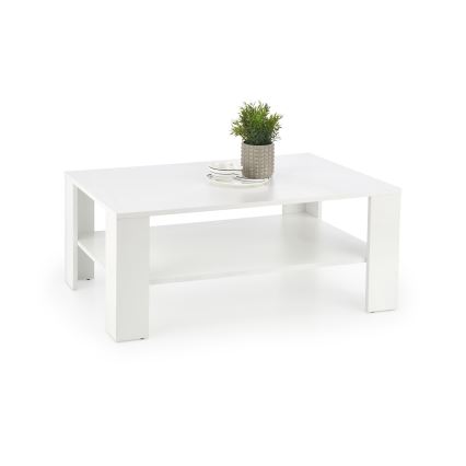 Sohvapöytä KWADRO 53x110 cm valkoinen