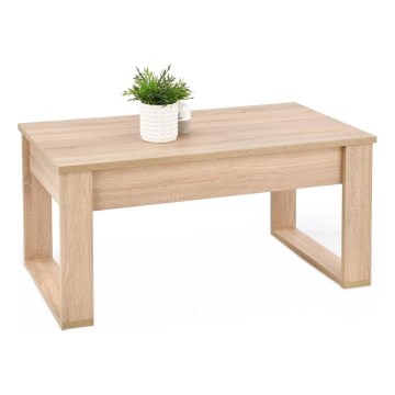 Sohvapöytä laatikoilla NEA 52x110 cm beige/tammi sonoma